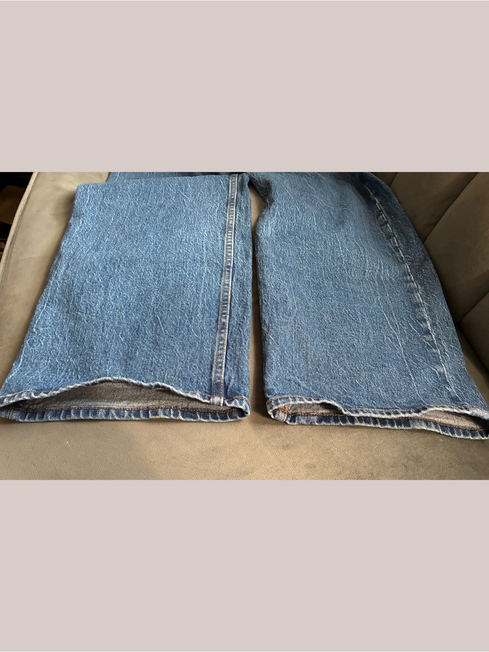 Abercrombie & Fitch 90s relaxed jean high-rise blue 30/10r women’s denim classic - Picture 13 of 16